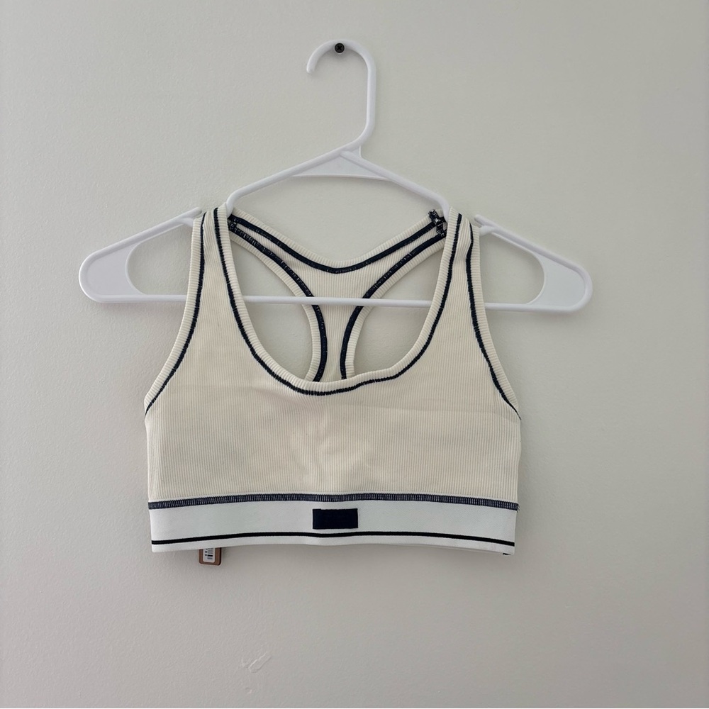 SKIMS Cotton Rib Racerback Bralette Marble